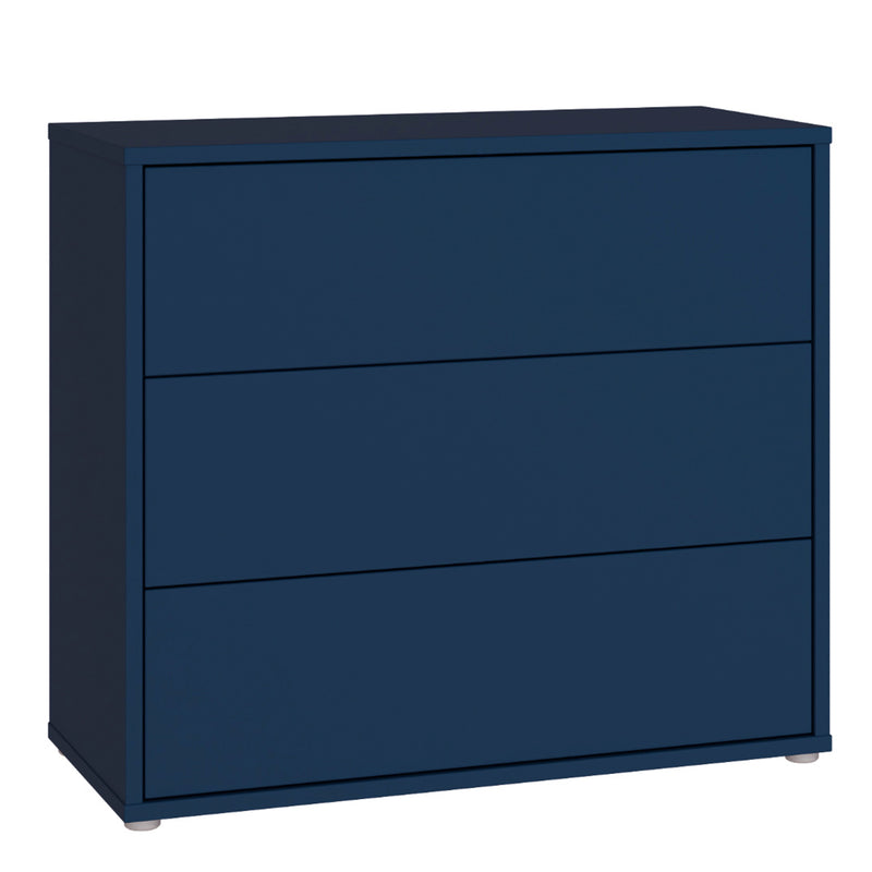 Alice Springs 3 Drawer Chest with Push — front view