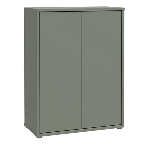 Alice Springs Shoe Cabinet with 2 Doors Push — front view