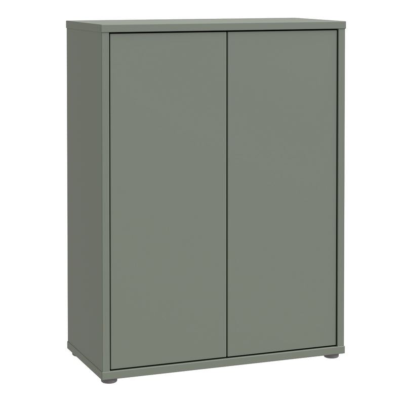 Alice Springs Shoe Cabinet with 2 Doors Push — front view