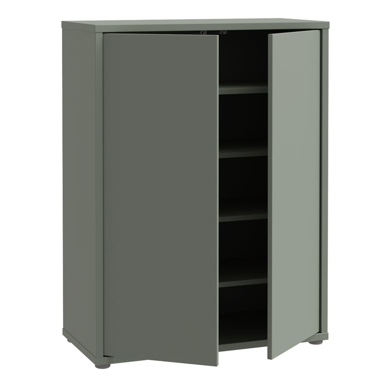 Alice Springs Shoe Cabinet with 2 Doors Push — alternative angle