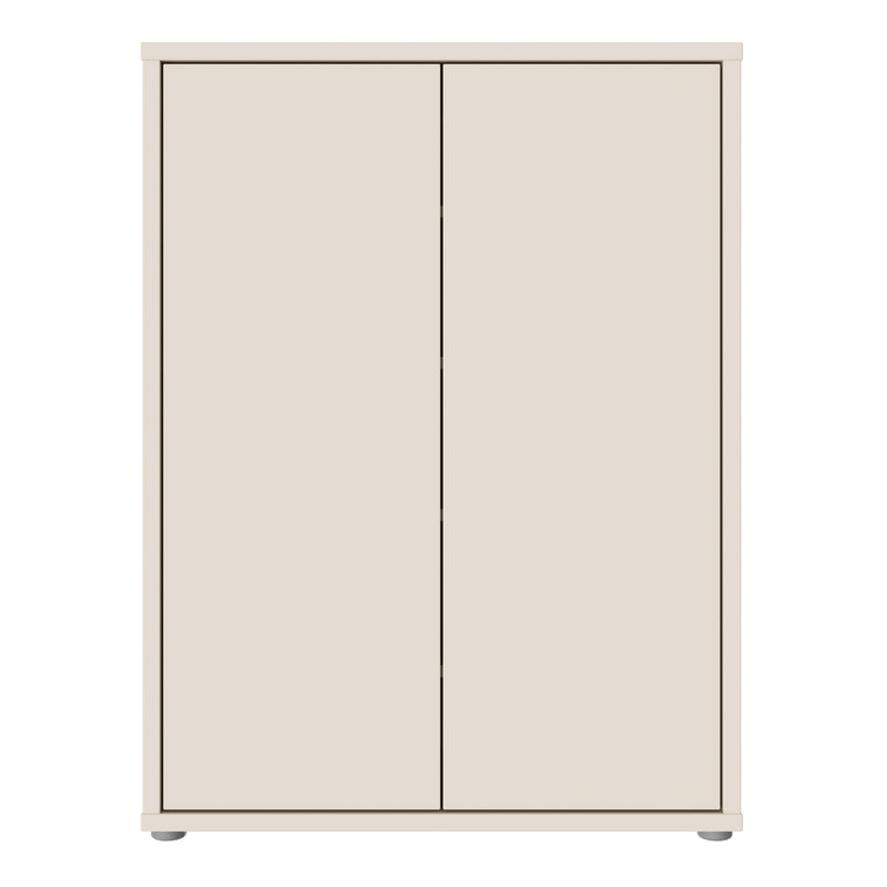 Alice Springs Shoe Cabinet with 2 Doors Push — side angle