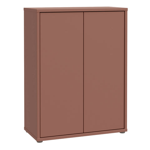 Alice Springs Shoe Cabinet with 2 Doors Push — front view