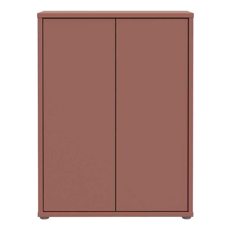 Alice Springs Shoe Cabinet with 2 Doors Push — side angle
