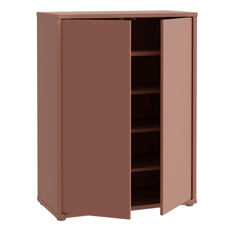 Alice Springs Shoe Cabinet with 2 Doors Push — alternative angle