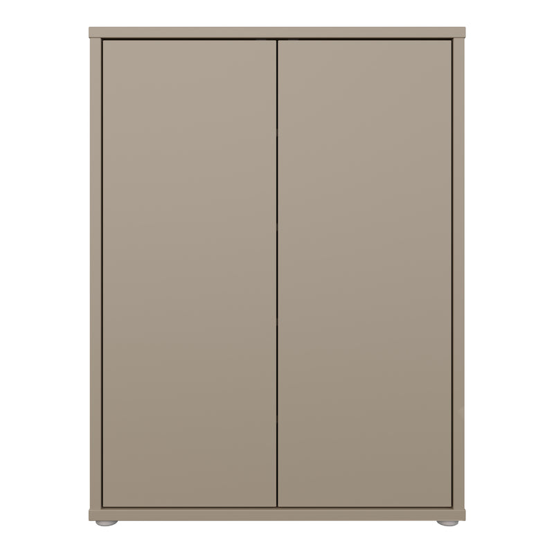 Alice Springs Shoe Cabinet with 2 Doors Push — side angle