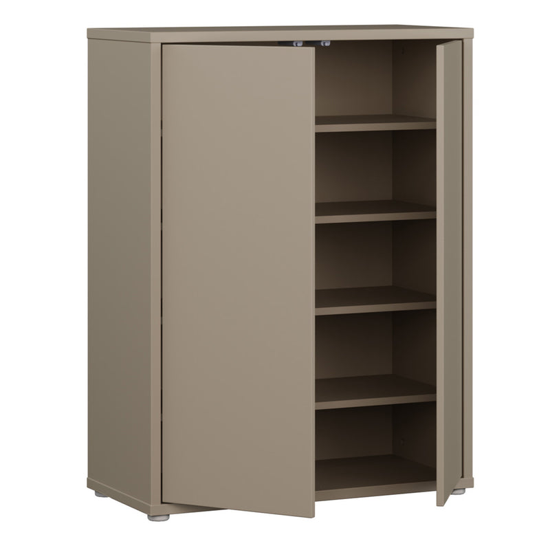 Alice Springs Shoe Cabinet with 2 Doors Push — alternative angle