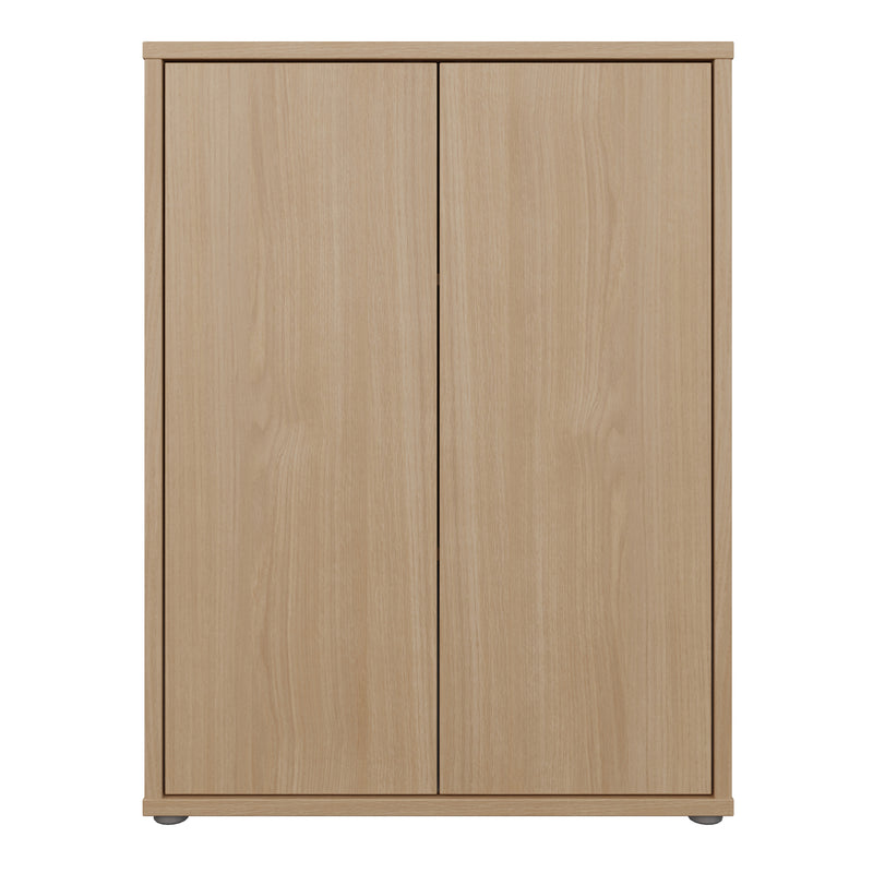 Alice Springs Tall 2 Door Cupboard with Push — side angle