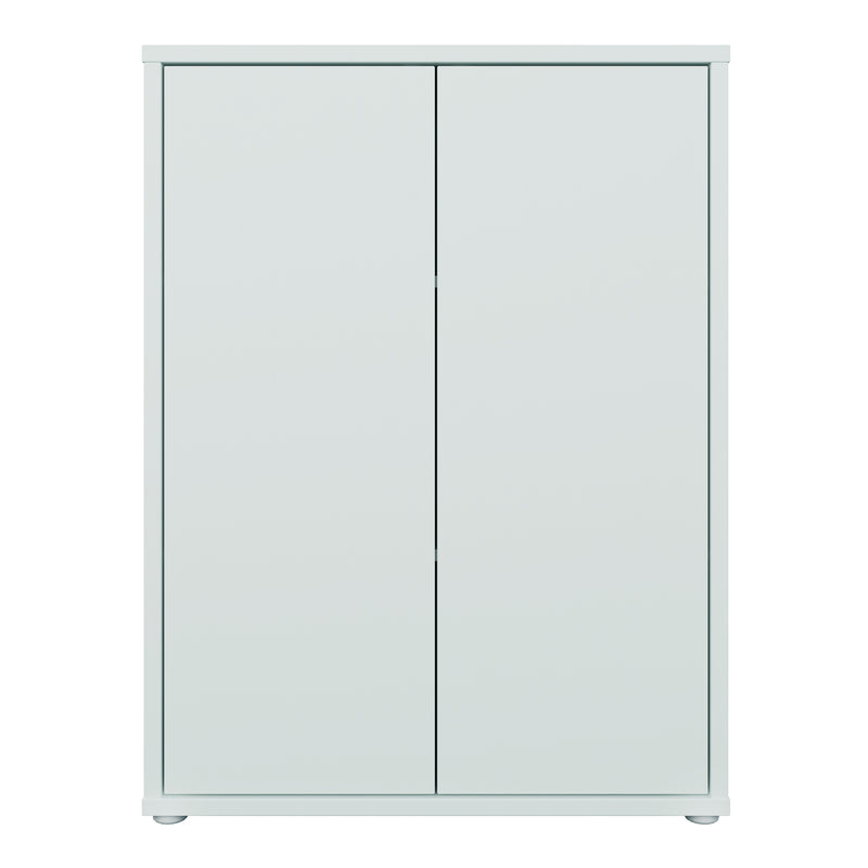 Alice Springs Tall 2 Door Cupboard with Push — side angle