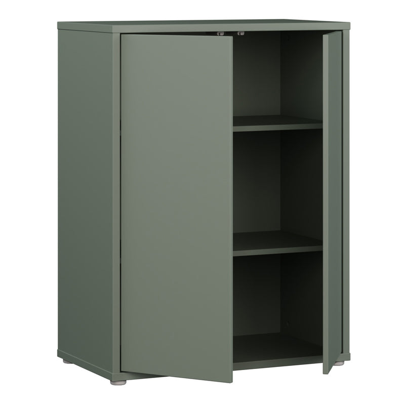 Alice Springs Tall 2 Door Cupboard with Push — alternative angle