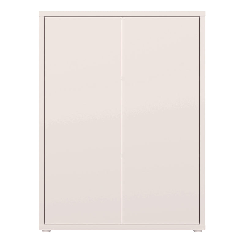 Alice Springs Tall 2 Door Cupboard with Push — side angle