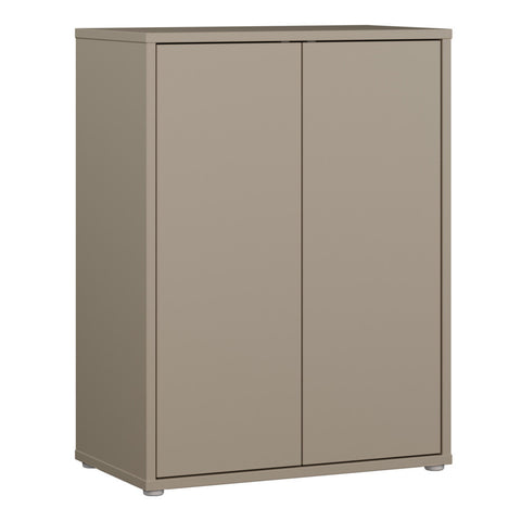 Alice Springs Tall 2 Door Cupboard with Push — front view