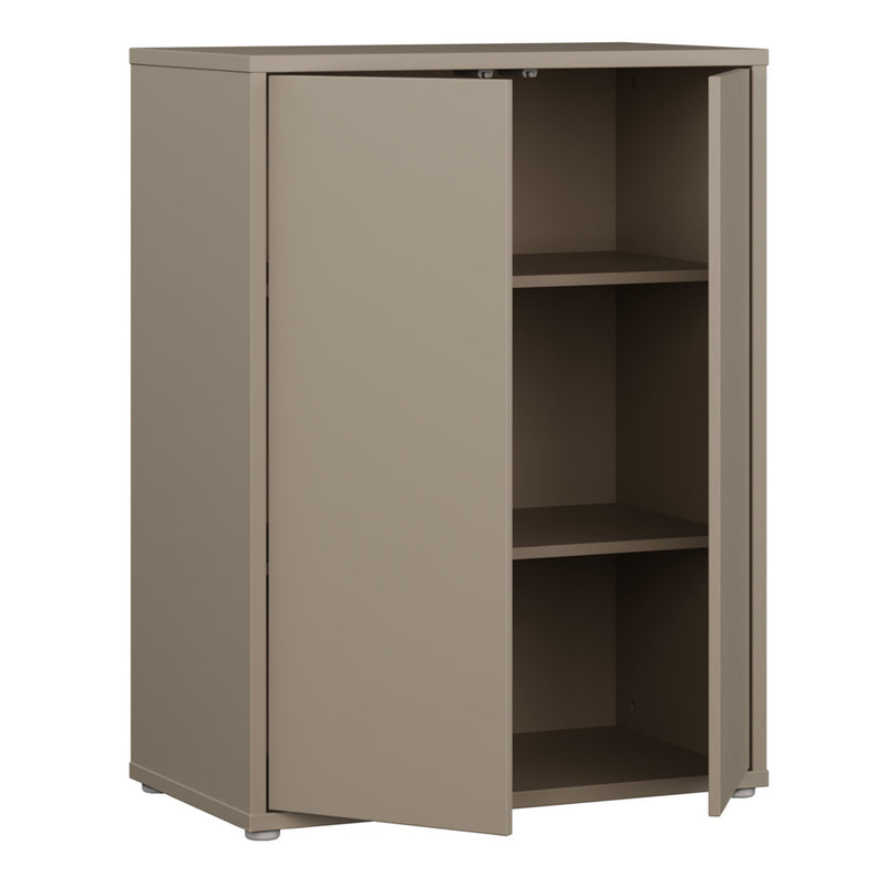 Alice Springs Tall 2 Door Cupboard with Push — alternative angle