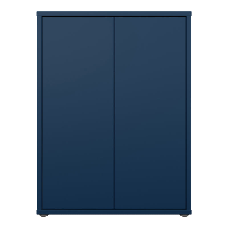 Alice Springs Tall 2 Door Cupboard with Push — side angle
