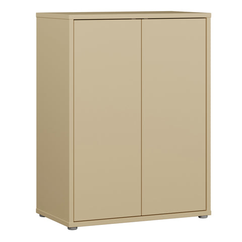Alice Springs Tall 2 Door Cupboard with Push — front view