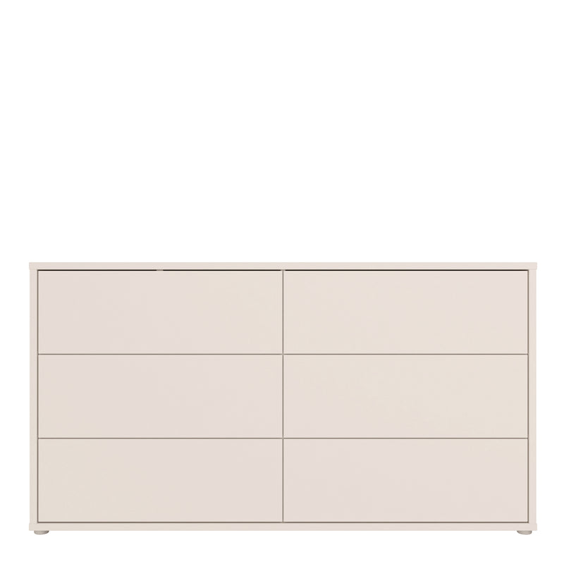 Alice Springs 6 Drawer Wide Chest with Push — side angle