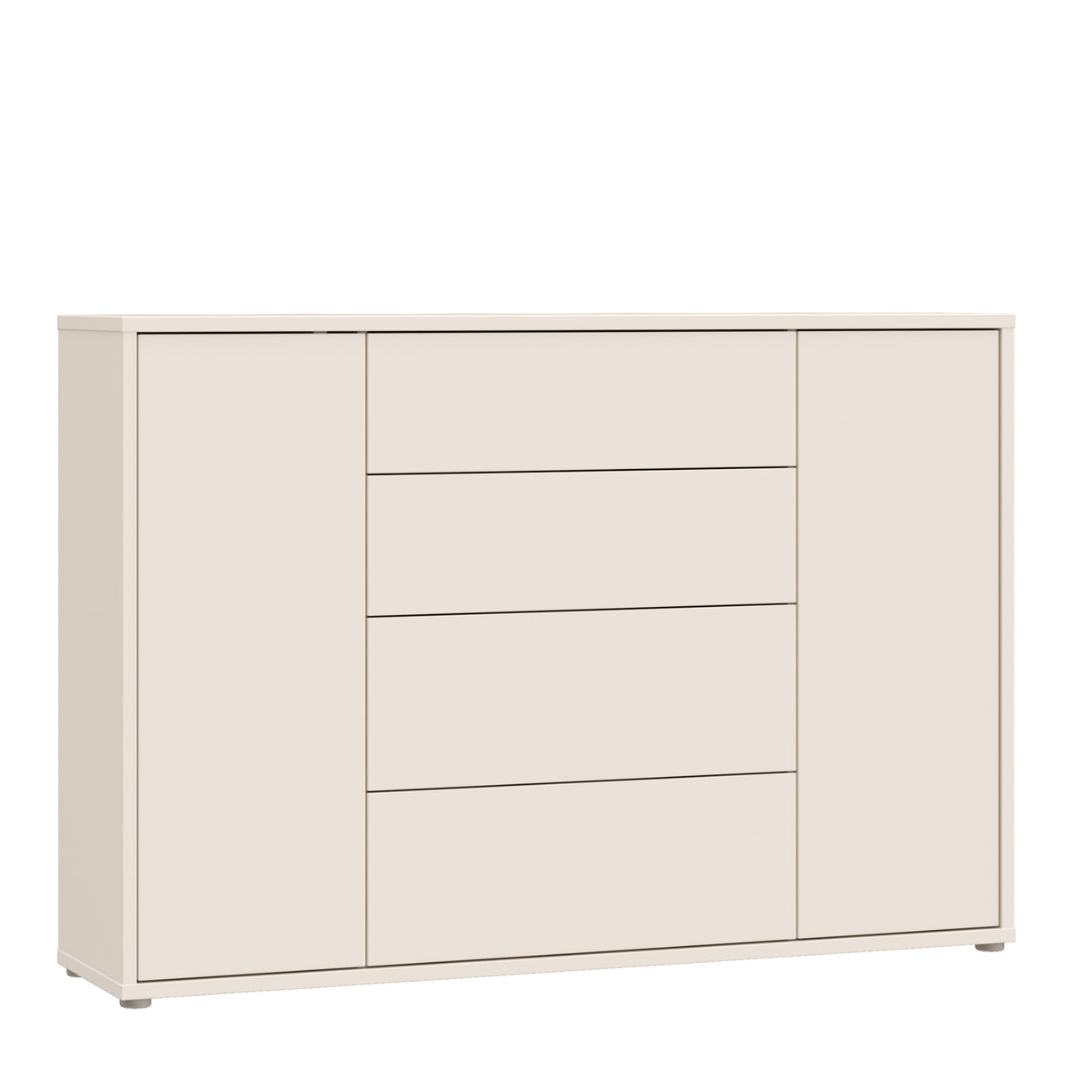 Alice Springs Wide Sideboard with 4 Drawers & 2 Doors with Push — front view