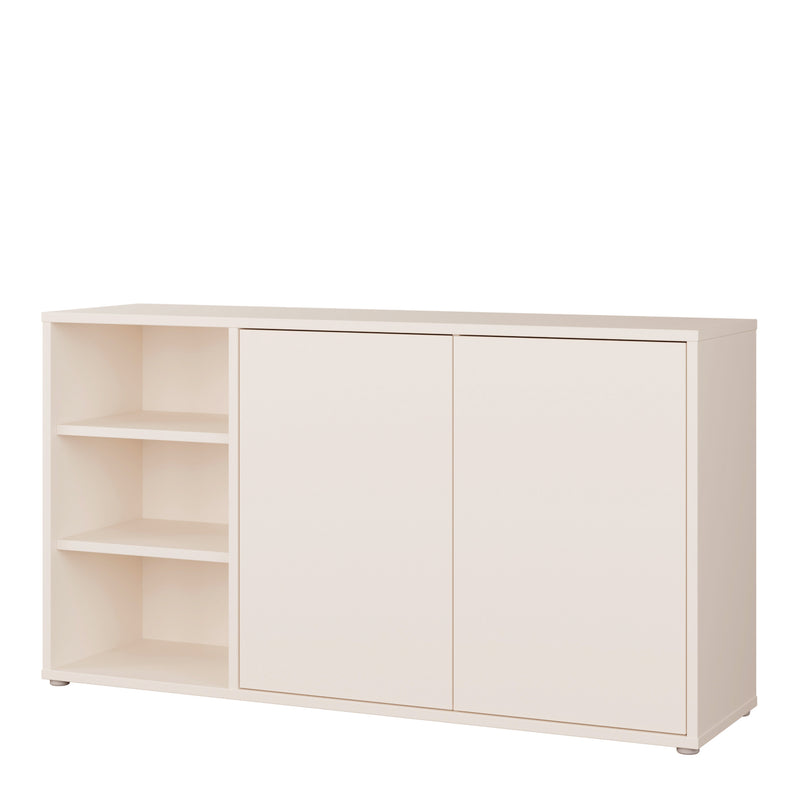 Alice Springs Sideboard with Open Shelving & Push — detail view
