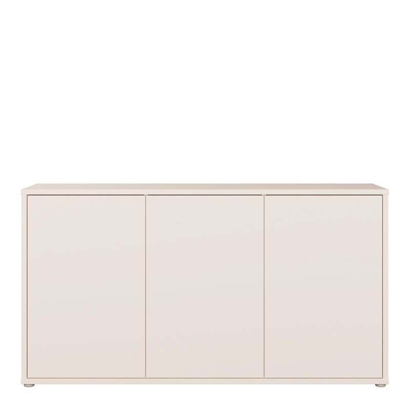 Alice Springs 3 Door Sideboard with Push — side angle