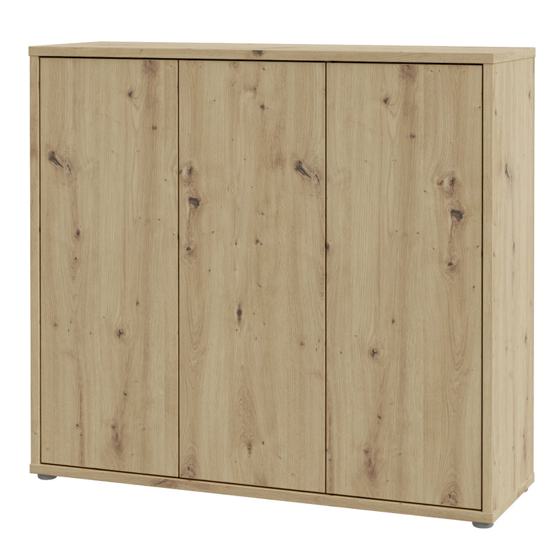 Alice Springs Shoe Cabinet with 3 Doors Push — detail view