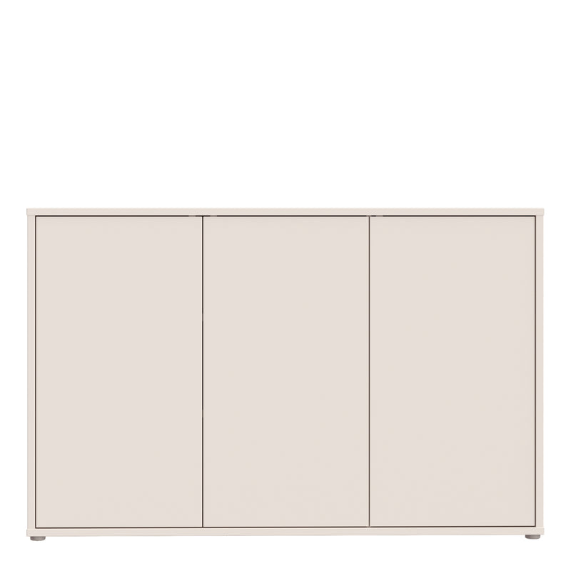Alice Springs 3 Door Sideboard with Push — side angle