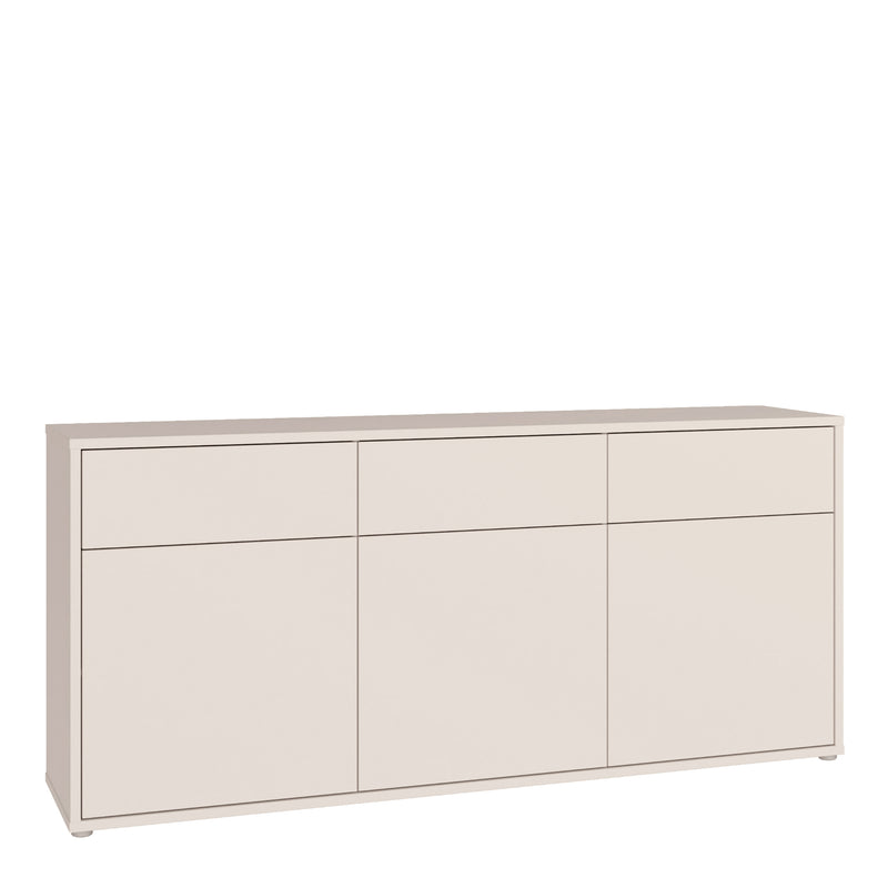 Alice Springs 3 Door 3 Drawer Sideboard with Push — front view