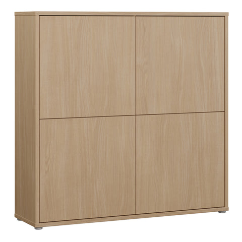 Alice Springs 4 Door Large Storage Cabinet with Push — front view