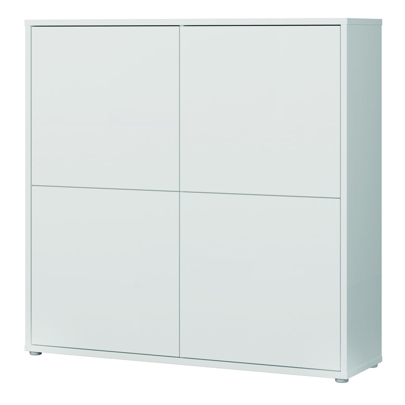 Alice Springs 4 Door Large Storage Cabinet with Push — detail view