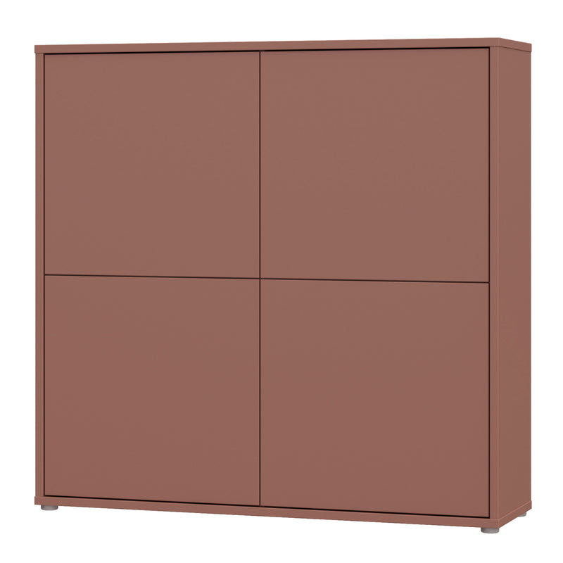 Alice Springs 4 Door Large Storage Cabinet with Push — detail view