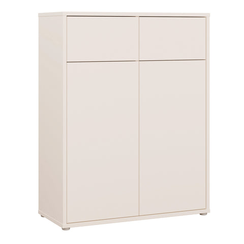 Alice Springs Storage Cabinet with 2 Doors & 2 Drawers with Push — front view