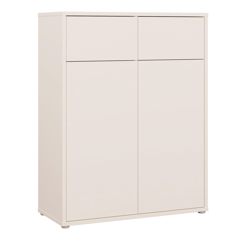 Alice Springs Storage Cabinet with 2 Doors & 2 Drawers with Push — front view