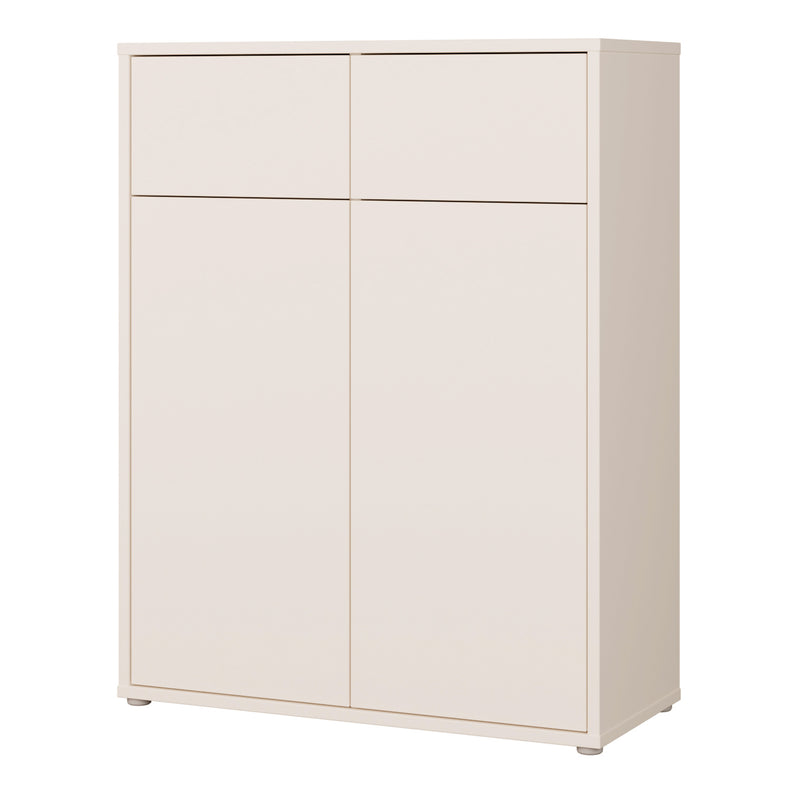 Alice Springs Storage Cabinet with 2 Doors & 2 Drawers with Push — detail view
