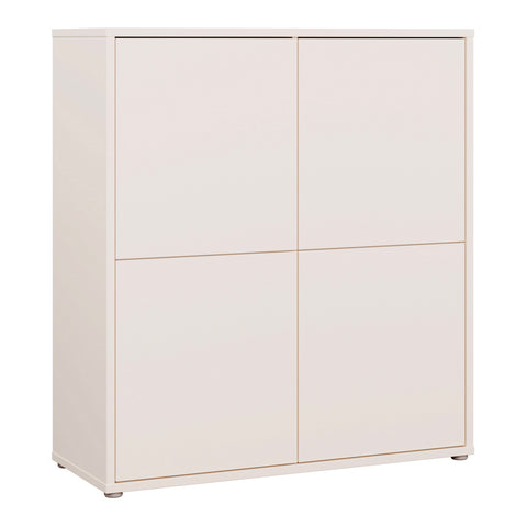 Alice Springs 4 Door Storage Cabinet with Push — front view
