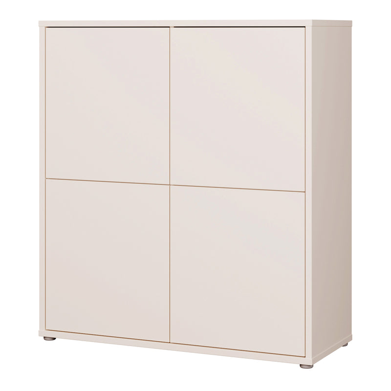 Alice Springs 4 Door Storage Cabinet with Push — detail view