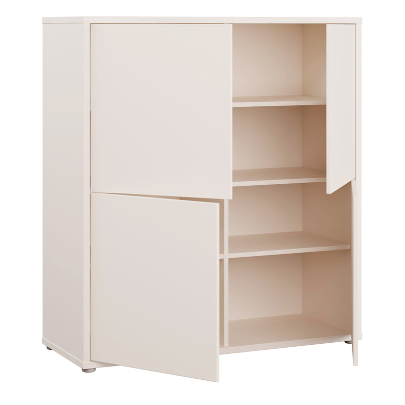 Alice Springs 4 Door Storage Cabinet with Push — alternative angle