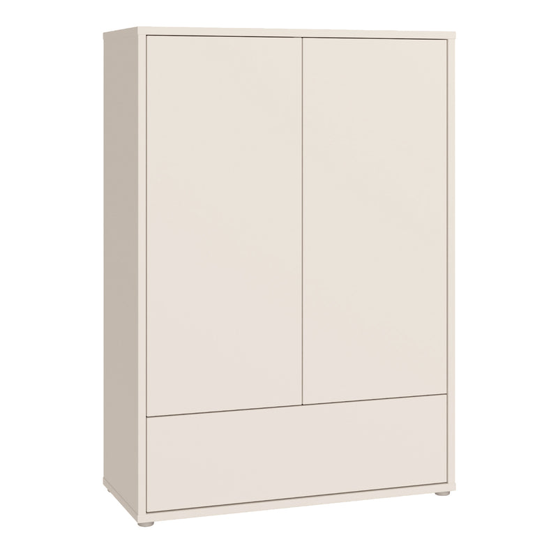 Alice Springs 2 Door Low Wardrobe with Push — front view