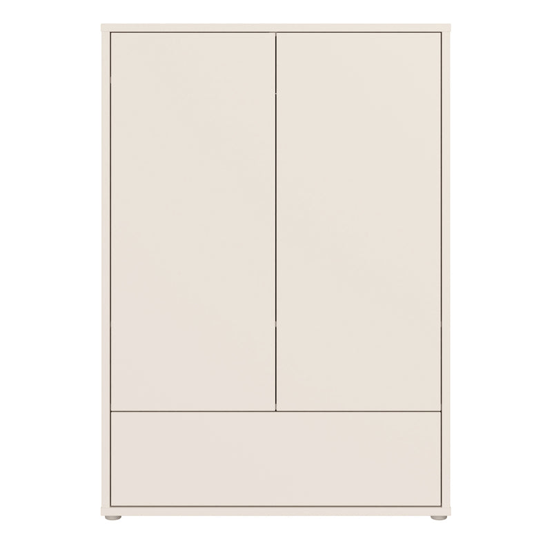 Alice Springs 2 Door Low Wardrobe with Push — side angle