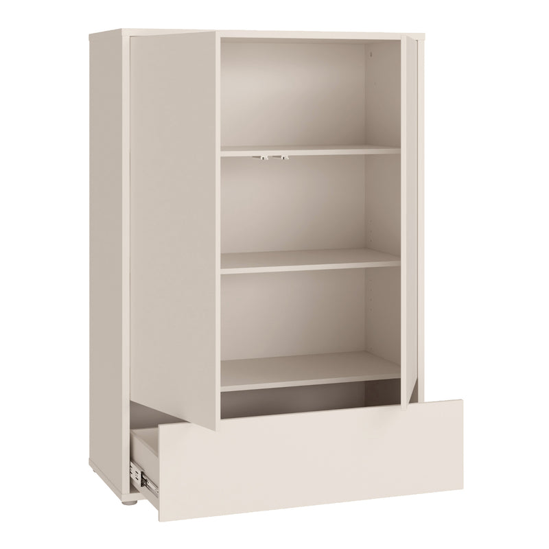 Alice Springs 2 Door Low Wardrobe with Push — alternative angle