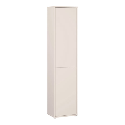 Alice Springs Narrow Tall Cupboard with 2 Push — front view