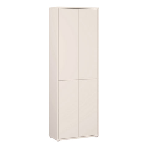 Alice Springs 4 Door Tall Storage Cabinet with Push — front view