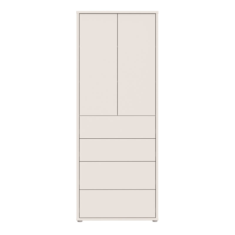 Alice Springs Tall Storage Cabinet with Push — side angle