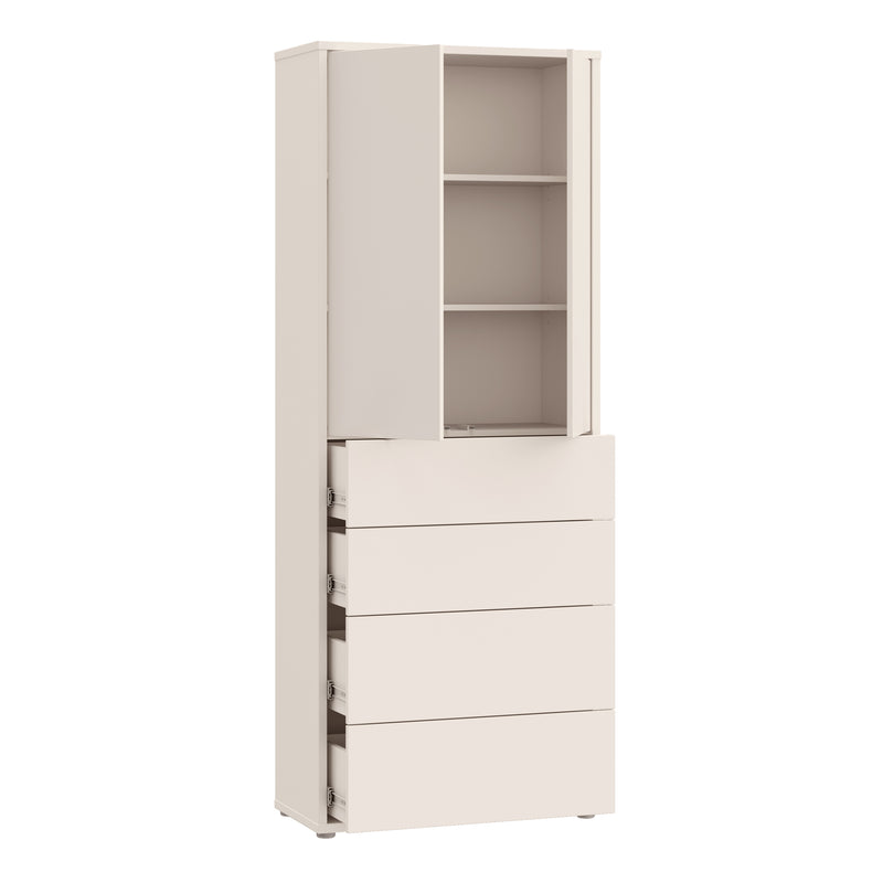 Alice Springs Tall Storage Cabinet with Push — alternative angle