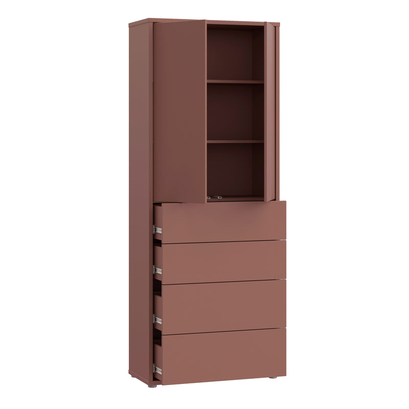 Alice Springs Tall Storage Cabinet with Push — alternative angle