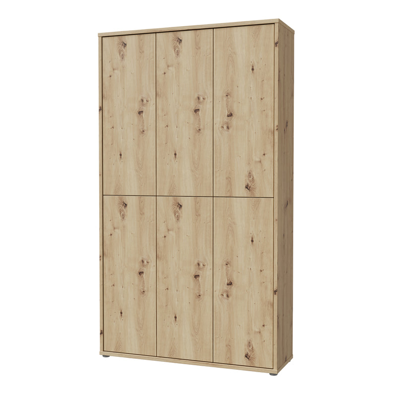 Alice Springs Shoe Cabinet with 6 Doors Push — detail view
