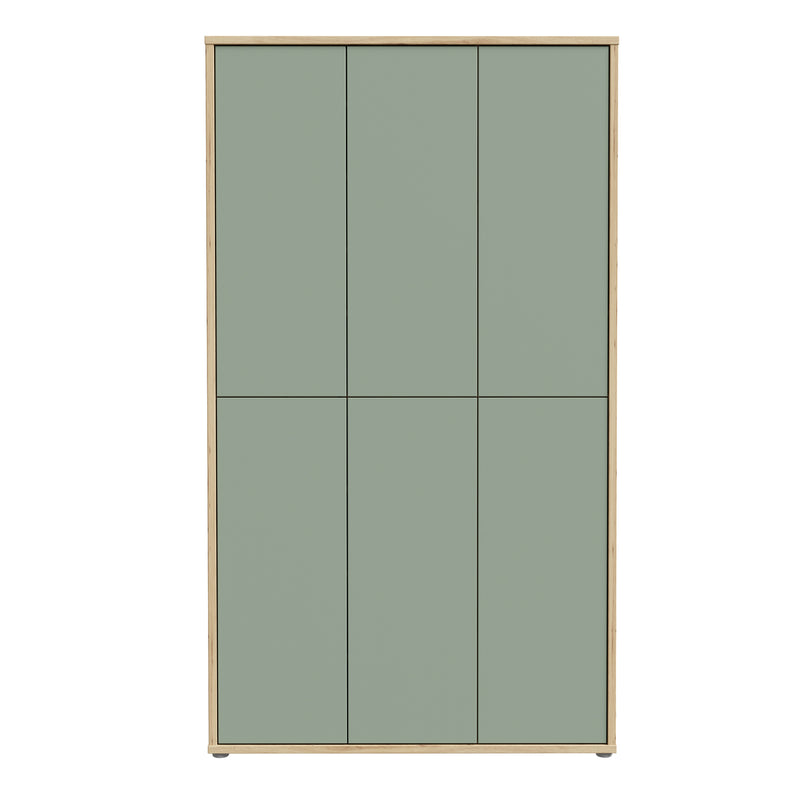 Alice Springs Shoe Cabinet with 6 Doors Push — side angle