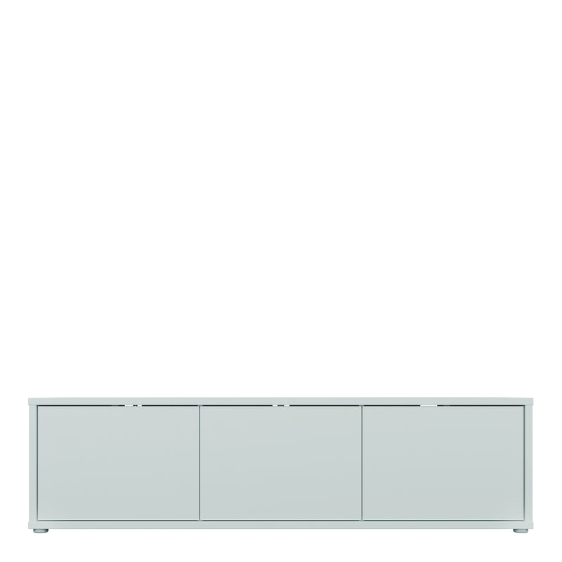 Alice Springs Wide TV Cabinet with 3 Doors Push — side angle
