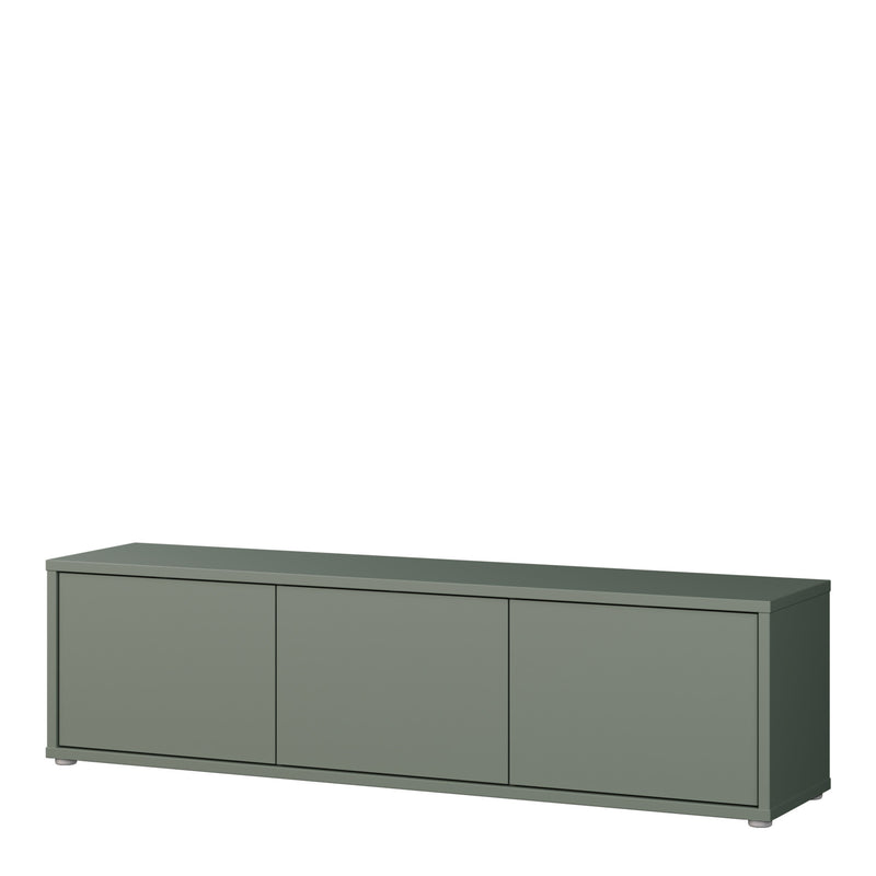 Alice Springs Wide TV Cabinet with 3 Doors Push — detail view