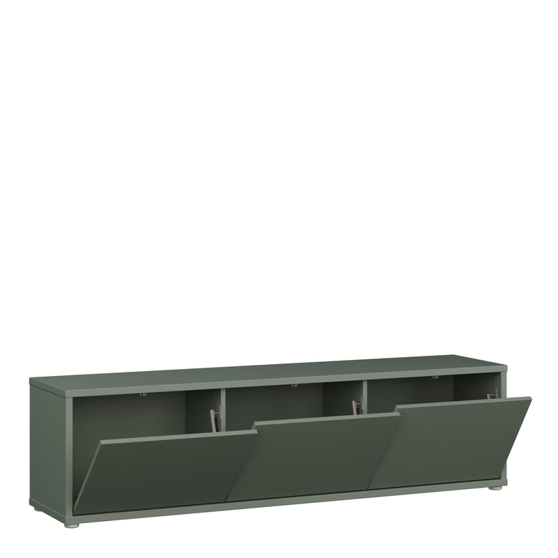Alice Springs Wide TV Cabinet with 3 Doors Push — alternative angle
