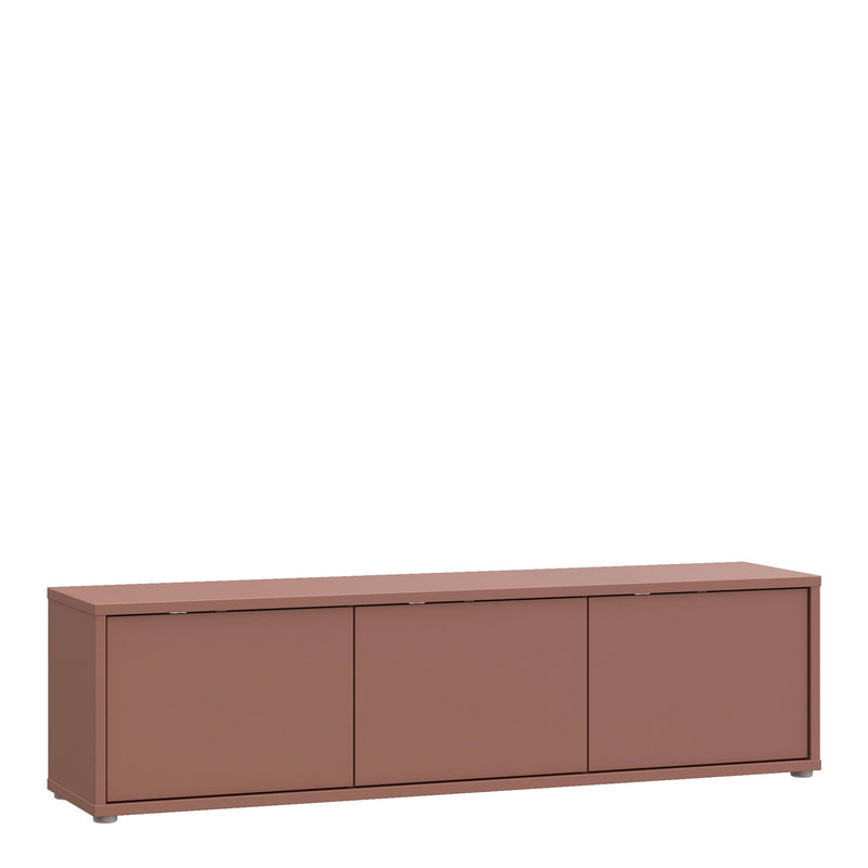 Alice Springs Wide TV Cabinet with 3 Doors Push — front view