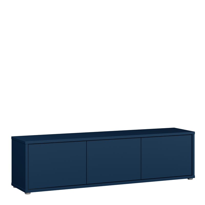 Alice Springs Wide TV Cabinet with 3 Doors Push — front view