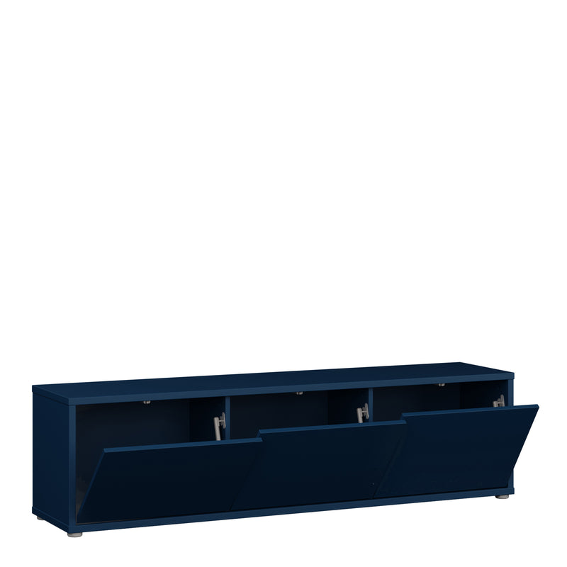Alice Springs Wide TV Cabinet with 3 Doors Push — alternative angle